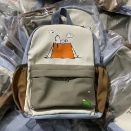 New Cartoon Snoopy Backpack Unisex Printed Backpack Student School Casual School Bag Large Capacity Fashion Backpack