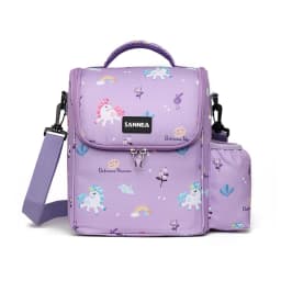 Insulated Thermal Cooler Lunch Bag Waterproof Preservation Snacks Storage Bag with Handle Student Sack Food Handbags