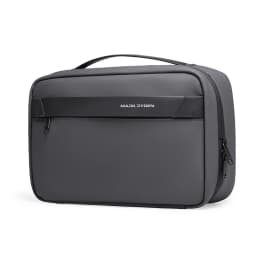 MARK RYDEN Travel Toiletry Bag with Hook, Water Repellent PU Oxford Dopp Kit with Multi-compartment for Men Women