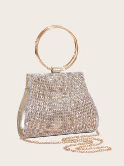 Women's Diamond Handbags Rhinestones Evening Bags Bridal Stones Clutch Purse Lady Clutches Bags Party Wedding Evening Bag Female