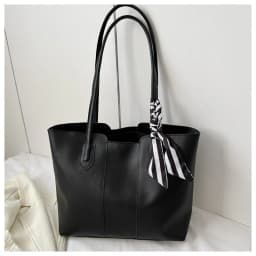 Korean Fashion Large-Capacity Tote Bag for Women Simple Commuter Shoulder Handbag Niche Texture Spring/Summer 2026