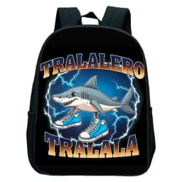 Italian Brainrot Tung Tung Tung Sahur Kids Backpack Toddler Boys Kindergarten School Bags Children Cartoon Waterproof Backpack