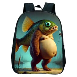 Italian Brainrot Tung Tung Tung Sahur Kids Backpack Toddler Boys Kindergarten School Bags Children Cartoon Waterproof Backpack