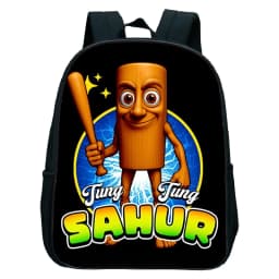 Italian Brainrot Tung Tung Tung Sahur Kids Backpack Toddler Boys Kindergarten School Bags Children Cartoon Waterproof Backpack