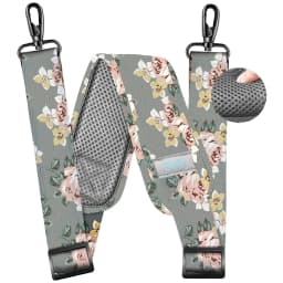 ZINZ 79 inch Shoulder Strap, Extra-thick Fixed Cushion Pad and Dual Clasps Universal Replacement Strap with Metal Swivel Hooks