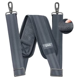 ZINZ 79 inch Shoulder Strap, Extra-thick Fixed Cushion Pad and Dual Clasps Universal Replacement Strap with Metal Swivel Hooks