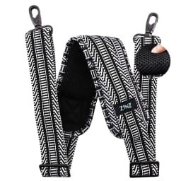 ZINZ 79 inch Shoulder Strap, Extra-thick Fixed Cushion Pad and Dual Clasps Universal Replacement Strap with Metal Swivel Hooks