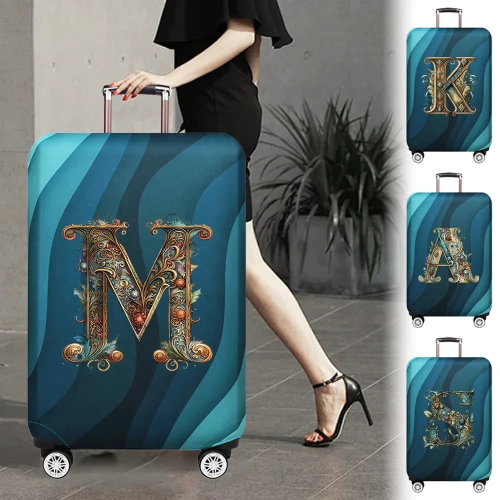 Luggage Cover Stretch Fabric Suitcase Protector Case Graphic Series Pull Rod Baggage Dust Case Covers for18-32 Inch Suitcase
