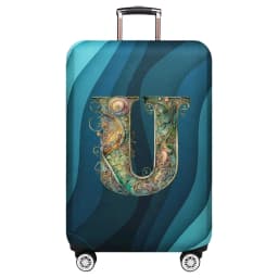 Luggage Cover Stretch Fabric Suitcase Protector Case Graphic Series Pull Rod Baggage Dust Case Covers for18-32 Inch Suitcase