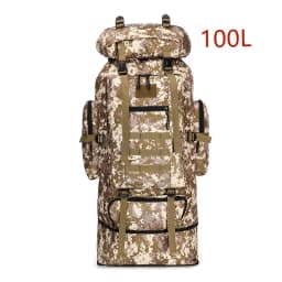 80L/100L Mountaineering Bag Climb Bag Tactical Backpacks Large Backpack Outdoors Hiking Camping Travel Bags
