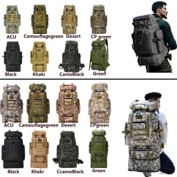80L/100L Mountaineering Bag Climb Bag Tactical Backpacks Large Backpack Outdoors Hiking Camping Travel Bags