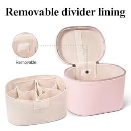 Portable Cosmetic Bag Organizer Large Capacity Travel Makeup Case Organizer for Storage Lipstick Eyebrow Pencil Cosmetics