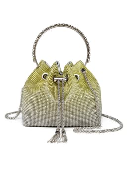 Fashion Rhinestone Handbag Women Prom Clutch Purse Shoulder Crossbody Bags Ladies Glitter Totes Bags Bucket Bag Dinner Package