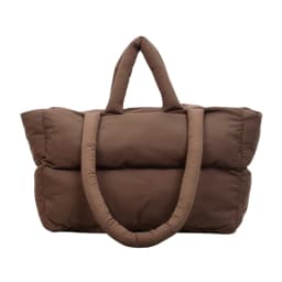 2025 Winter Latest Trend Women Shoulder Tote Bags Space Cotton Padded Large Capacity Shopper Totes Quality Commute Handbags Lady