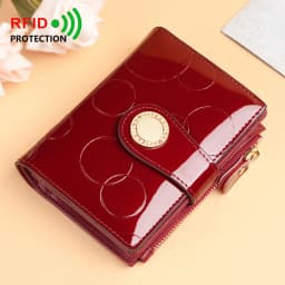 Luxury Designer Wallet for Women Portable Short Bags RFID Blocking Card Holder Purses with Zip Leather Wallets and Handbags