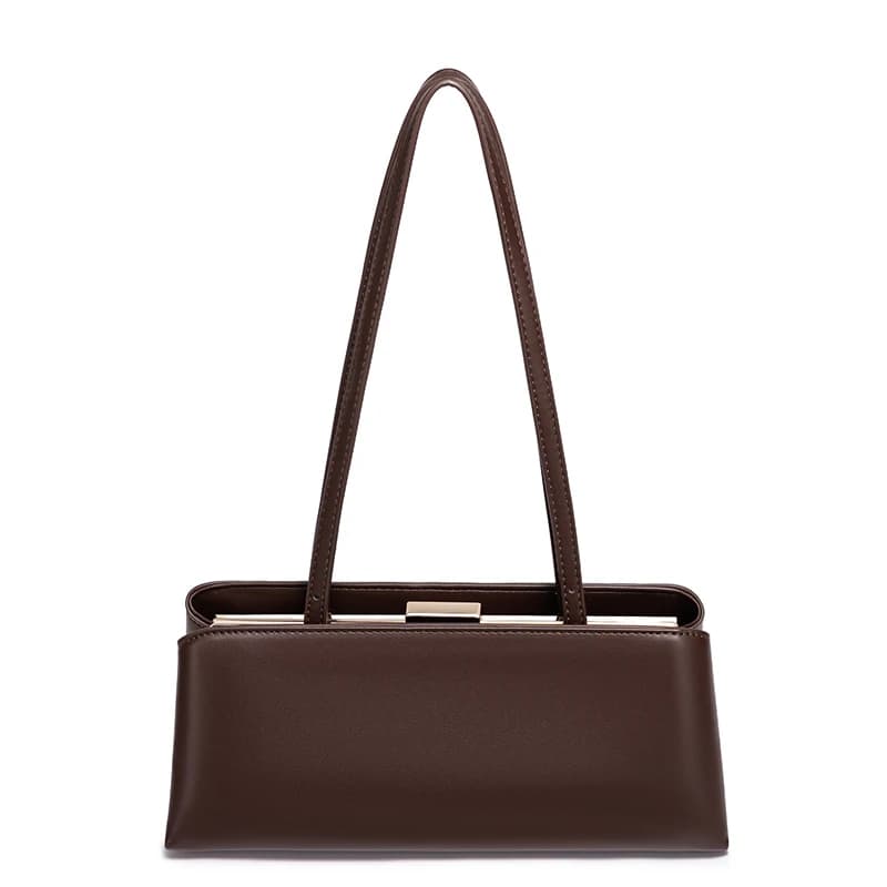Women's Autumn/Winter Fashion Retro Underarm Bag: A Vintage, Minimalist Clip-Style Handbag – New Trendy Design for Women, Featur