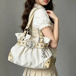 Sweet Cool Green Underarm Bag Y2k Hot Girls Pu Leather Large Capacity Shoulder Tote Bag Women Fairycore Aesthetic Handbag Chic