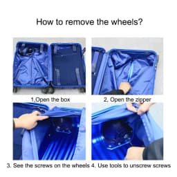 Delsey 3840 Travel Luggage Trolley Case Replacement Wheel Wear-Resistant Suitcase Pull Baggage Box Sliding Roller