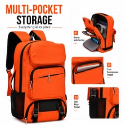 Large Capacity Men's Travel Backpack with Separate Shoe Compartment and Multiple Pockets for Organizing Laptops, a Spacious Backpack Suitable for Business Trips, Vacations, and Daily Commuting