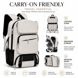 Large Capacity Men's Travel Backpack with Separate Shoe Compartment and Multiple Pockets for Organizing Laptops, a Spacious Backpack Suitable for Business Trips, Vacations, and Daily Commuting