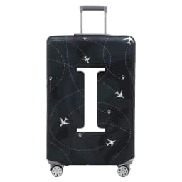 Stretch Fabric Luggage Protective Cover Dust Cover Anti-Scratch Suitcase Suit for 18-32 Inch Bag White Letter Travel Accessories