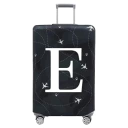 Stretch Fabric Luggage Protective Cover Dust Cover Anti-Scratch Suitcase Suit for 18-32 Inch Bag White Letter Travel Accessories