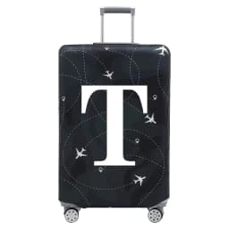 Stretch Fabric Luggage Protective Cover Dust Cover Anti-Scratch Suitcase Suit for 18-32 Inch Bag White Letter Travel Accessories
