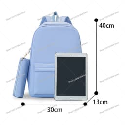 King of Pop Michael Jackson Schoolbag with Pencil Case Anime Printed Fashion Backpack Students Book Stationery Storage Backpacks