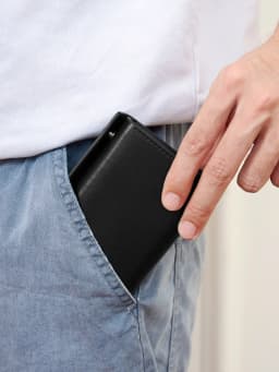 Simple Men's Short Wallet Stylish Business Tri-Fold Credit Card Holder Multi-Functional PU Leather Portable Handbag/Coin Purse