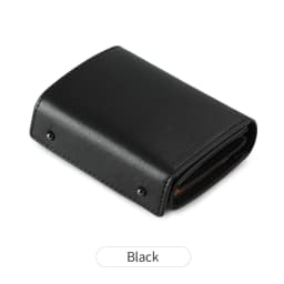 Simple Men's Short Wallet Stylish Business Tri-Fold Credit Card Holder Multi-Functional PU Leather Portable Handbag/Coin Purse
