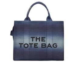 Denim Canvas Tote Bag For Women Large Capacity Color Canvas Bucket Tote Handbags Casual Shoulder Crossbody Bags