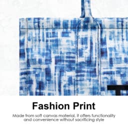 Denim Canvas Tote Bag For Women Large Capacity Color Canvas Bucket Tote Handbags Casual Shoulder Crossbody Bags