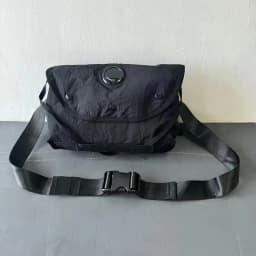 New Retro Men's Shoulder Bag, Black Nylon Fashion Crossbody Bag, Casual Outdoor Women's Messenger Bag