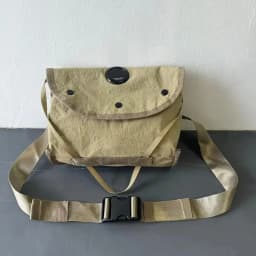 New Retro Men's Shoulder Bag, Black Nylon Fashion Crossbody Bag, Casual Outdoor Women's Messenger Bag