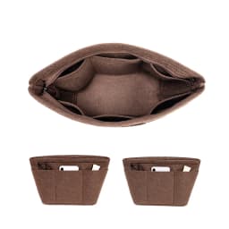 Used For Neverfull Shopping Bag Insert Organizer,PM MM GM Storage Bag Top Zipper 12 Pockets,tote Bag Inner Pouch Liner