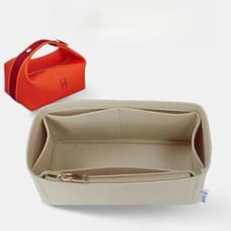 Felt Organizer Insert Thickened Sturdy Bag Shaper Multi Compartment Zipper Design Foldable Liner Pouch For Lunch Bag Tote Bag