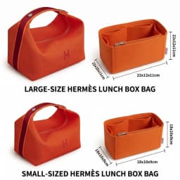 Felt Organizer Insert Thickened Sturdy Bag Shaper Multi Compartment Zipper Design Foldable Liner Pouch For Lunch Bag Tote Bag