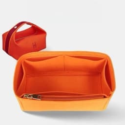 Felt Organizer Insert Thickened Sturdy Bag Shaper Multi Compartment Zipper Design Foldable Liner Pouch For Lunch Bag Tote Bag