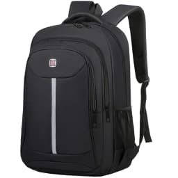 Durable Wearproof Oxford Backpack High-capacity Multi-zipper Laptop Bag for Men Women Work, School and Outdoor Activities