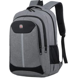 Durable Wearproof Oxford Backpack High-capacity Multi-zipper Laptop Bag for Men Women Work, School and Outdoor Activities