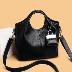 100% cowhide Tote Bags for Work Commuting Carrying Bag College Style Student Outfit Book Shoulder Bags Bolsos Para Mujer wallet