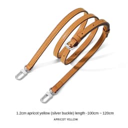Genuine Vachetta leather crossbody Adjustable strap for LV bag Shoulder straps for bag keepall Speedy Alma Neverfull replacement