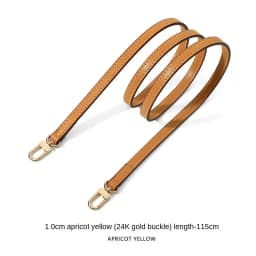 Genuine Vachetta leather crossbody Adjustable strap for LV bag Shoulder straps for bag keepall Speedy Alma Neverfull replacement