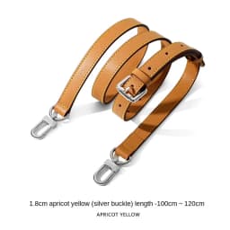 Genuine Vachetta leather crossbody Adjustable strap for LV bag Shoulder straps for bag keepall Speedy Alma Neverfull replacement
