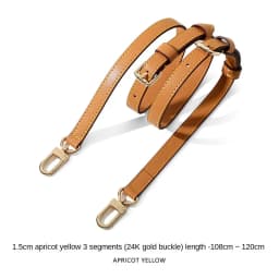 Genuine Vachetta leather crossbody Adjustable strap for LV bag Shoulder straps for bag keepall Speedy Alma Neverfull replacement
