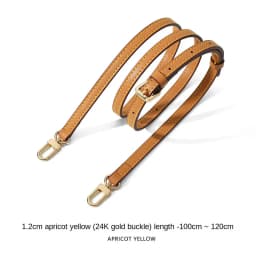 Genuine Vachetta leather crossbody Adjustable strap for LV bag Shoulder straps for bag keepall Speedy Alma Neverfull replacement
