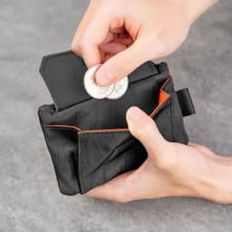 RFID Blocking Minimalist Travel Wallet Zipper Pouch Coin - Compact Card Holder and Cash Wallet, Multifunctional Wallet with Flap