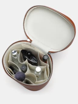 Light luxury, simple and portable handheld storage bag, large capacity makeup storage bag