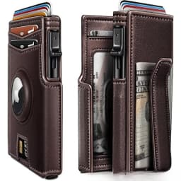 Men's Short Bifold Aluminum Case Wallet, Multi Card Slot Credit Card Holder, Durable Metal Wallet Ideal for Business & Daily Use
