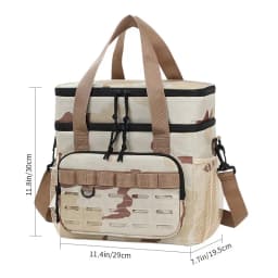 Picnic Bag Outdoor Camouflage Fashion Foreign Style Hot-Selling Lunch Bag Large Capacity Fresh-Keeping Ice Bag Oxford Cloth Lunc
